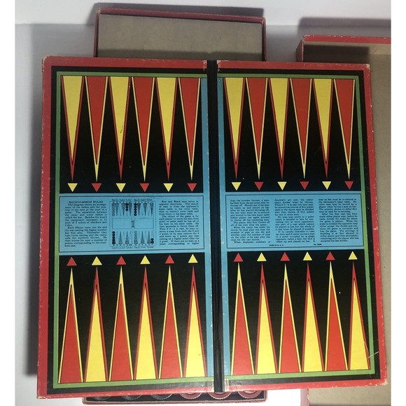 Vintage 1948  Checkers and Michigan Rummy by Transogram - Picture 3 of 4